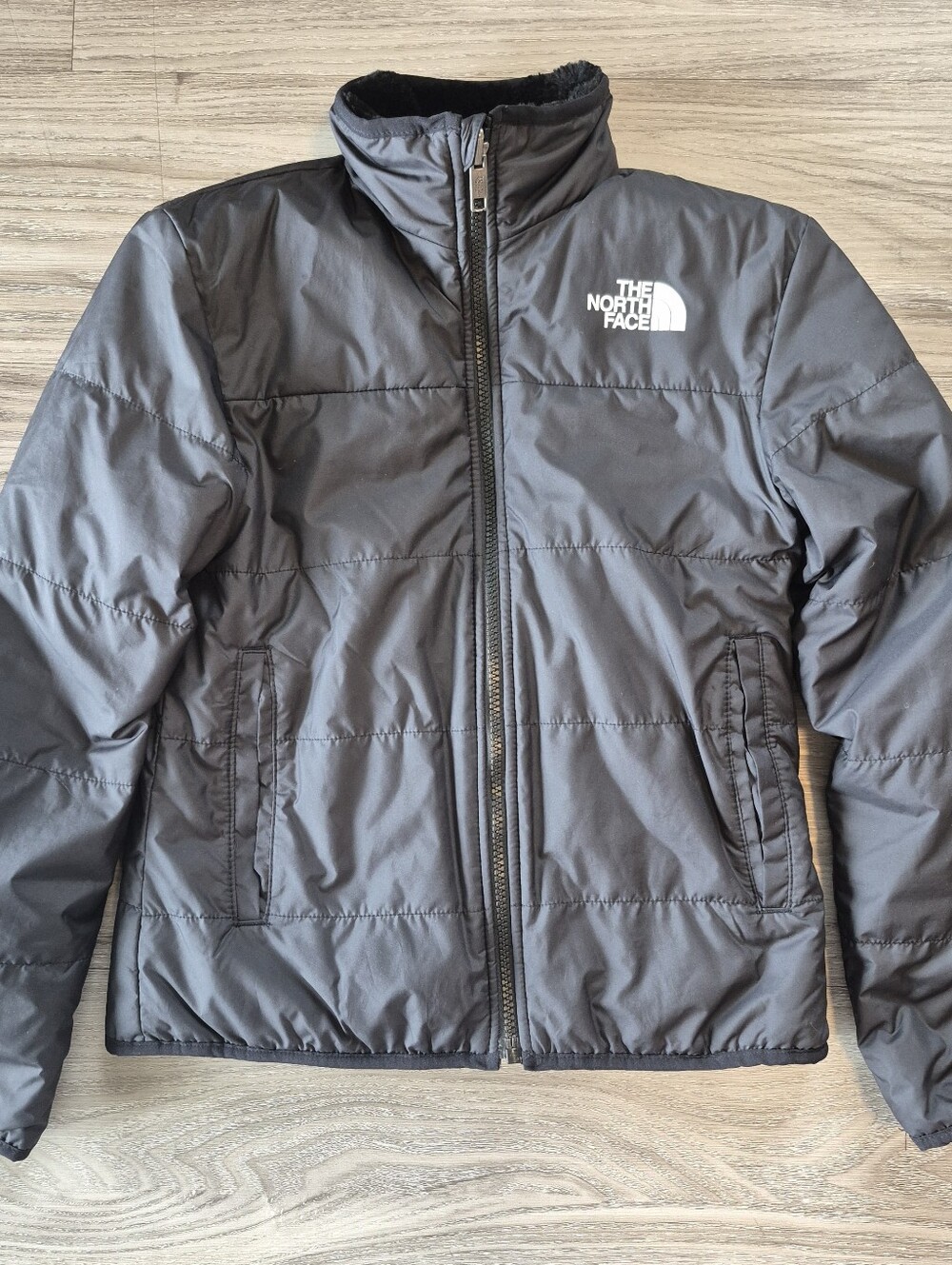 The North Face Girls Size M Mossbud Reversible Jacket